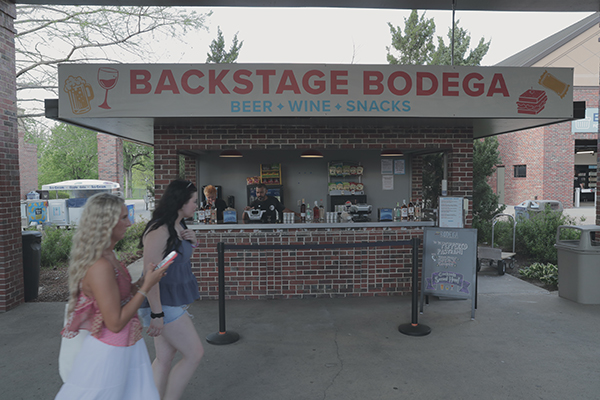 Backstage Bodega concession stand.