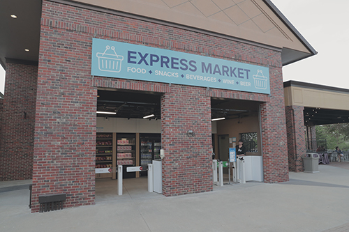 Express Market entrance.