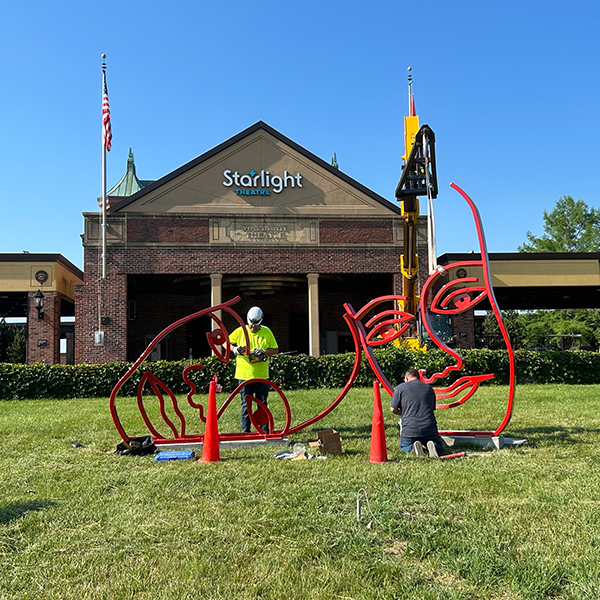 New Sculpture Brings Visual Art to Starlight Theatre