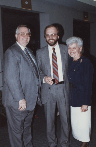 Bob Rohlf with Gerome and Jeanette Cohen