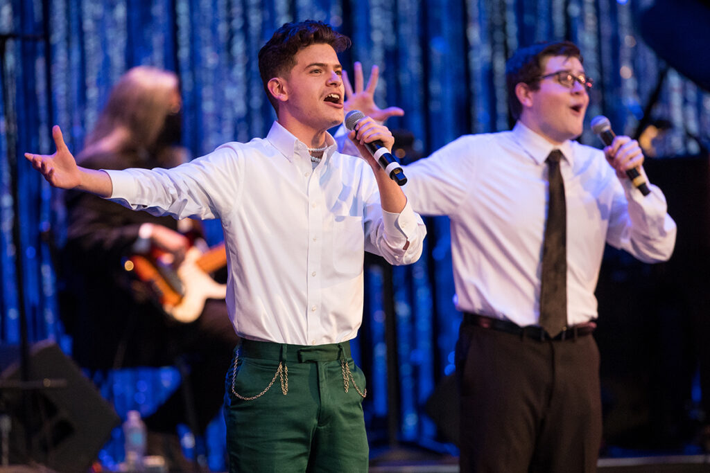 Students performing during the Blue Star Awards