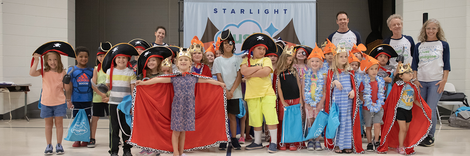 Group of children with costumes