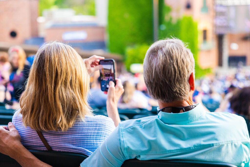 Couple taking a picture