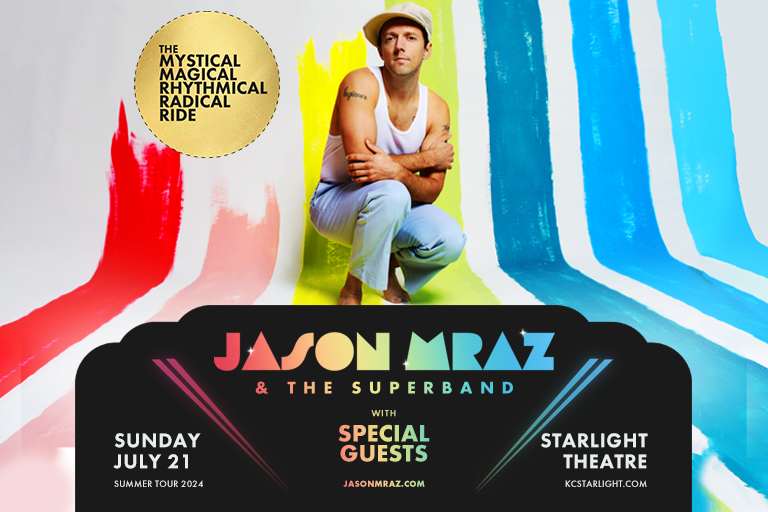 Jason Mraz to Perform at Starlight Theatre July 21, 2024