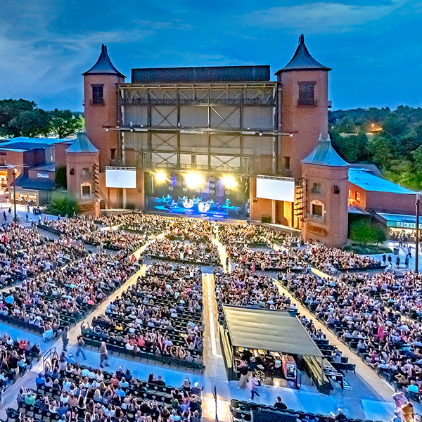 Starlight stage house during a show