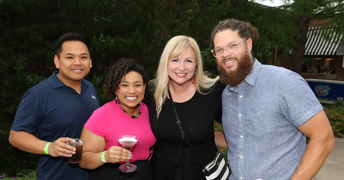 Color photo of Starry Night attendees.